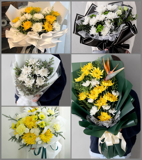 北京房山区大石窝镇半壁店村白事花束代送